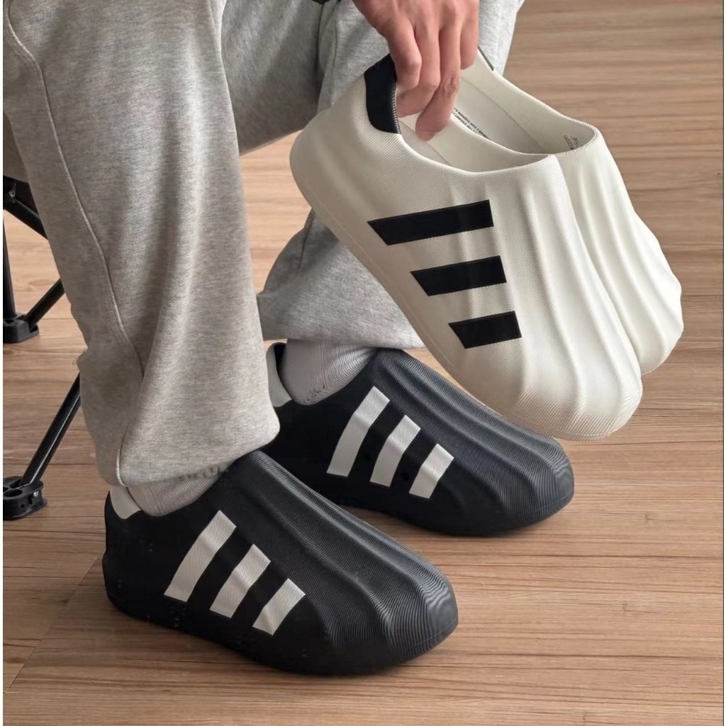 AD adiFom Superstar Bread Shoes ผู้ชายผู้หญิงสีขาวสีดํา HQ8750 สีดําสีขาว HQ8752
