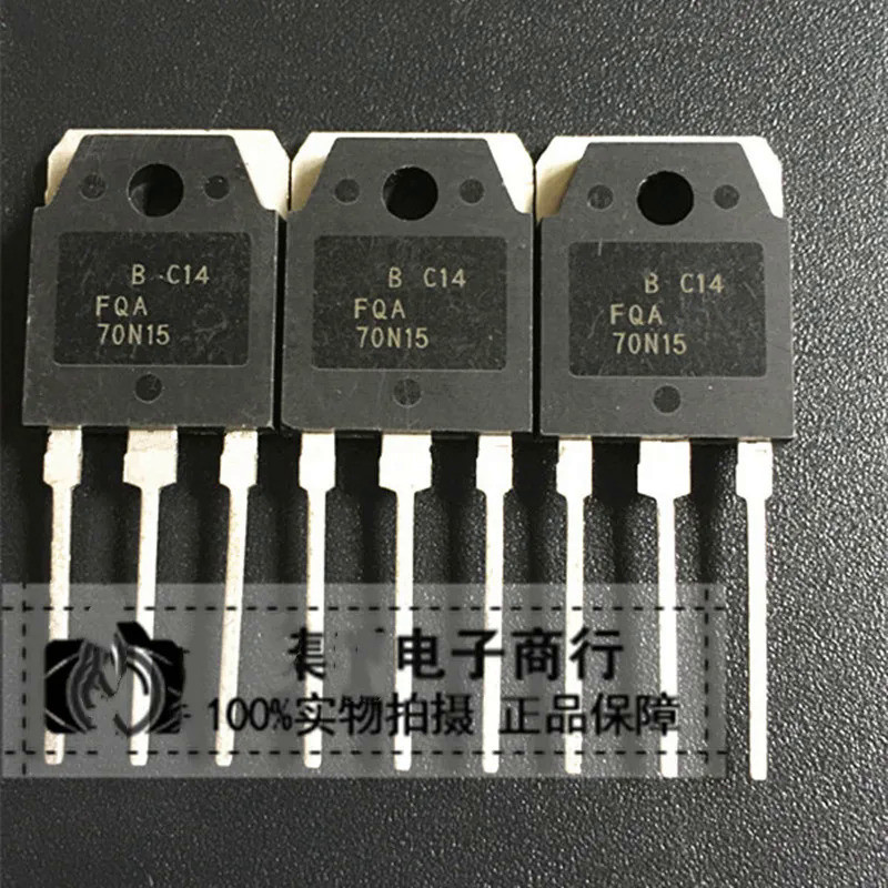 2PCS-10PCS FQA70N15 TO3P 70N15 In-line TO-3P 70A 150V MOS อินเวอร์เตอร์ field-effect power ทรานซิสเต