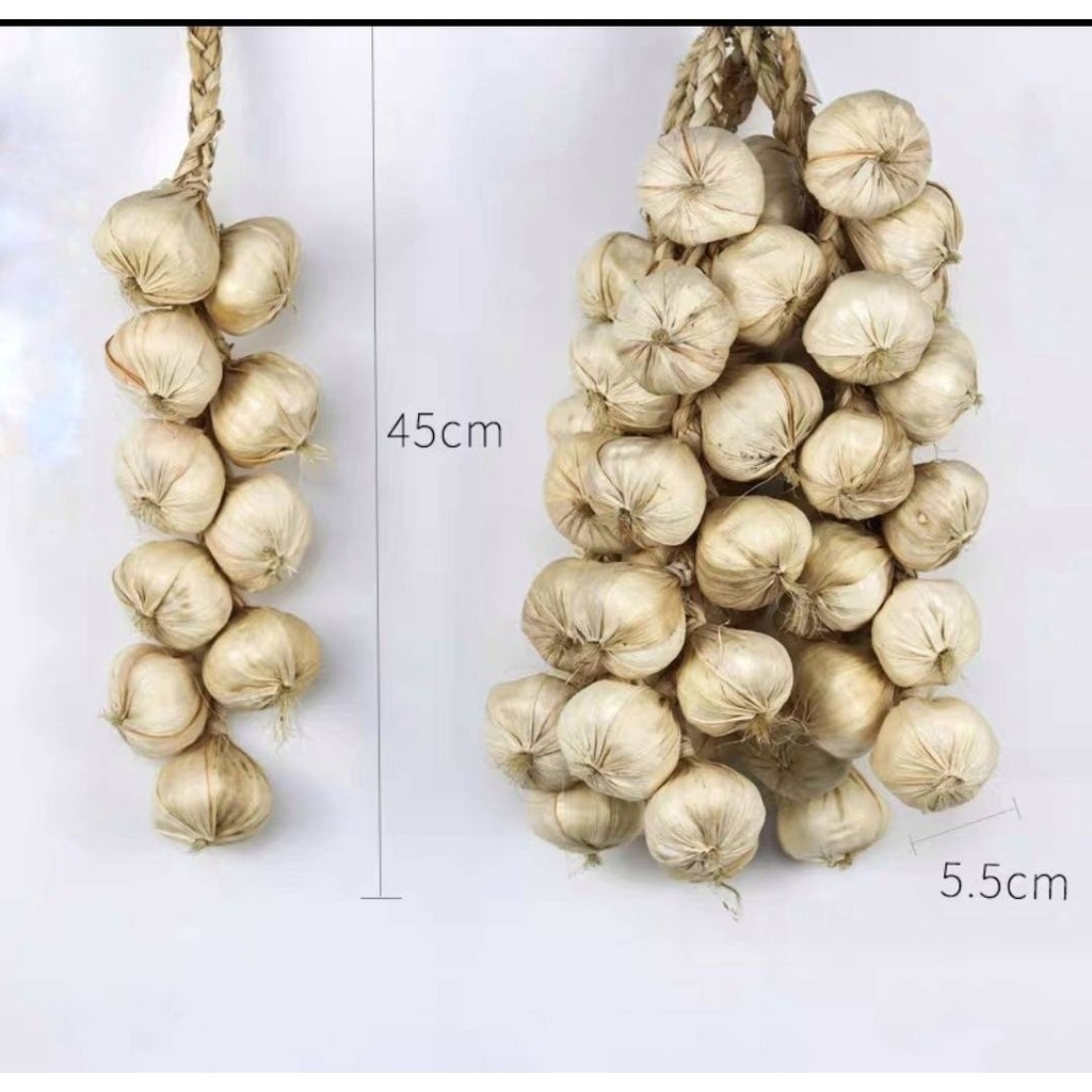 กระเทียม หอมแดง ปลอม อาหารแห้งปลอม แขวนผนัง ผักปลอม งานสวยสมจริง สำหรับตกแต่งร้านค้า พร๊อพถ่ายภาพ Props - รูปที่ 6