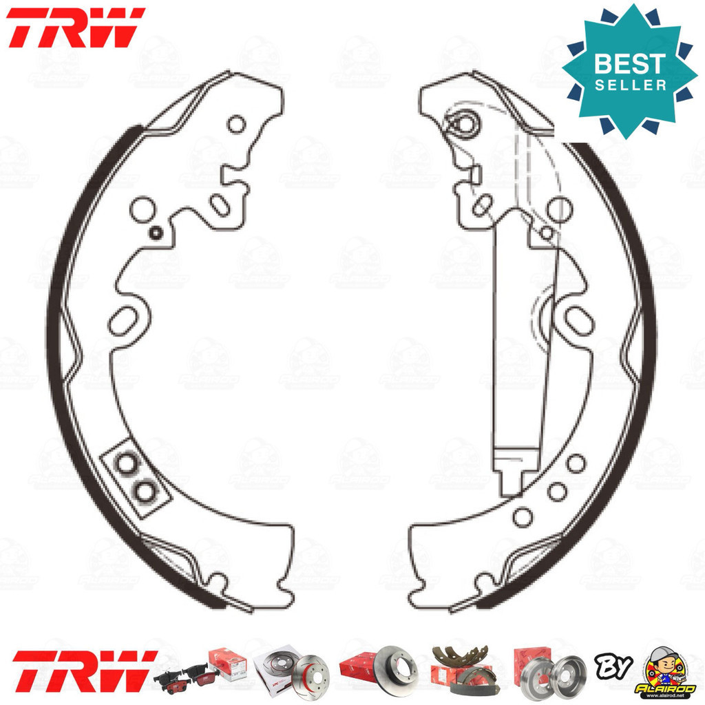TRW ก้ามเบรคหลัง ผ้าเบรคหลัง เกรด OE GS 7914 TOYOTA Fortuner GUN156 year 2015-2017 รุ่นดรัมเบรค