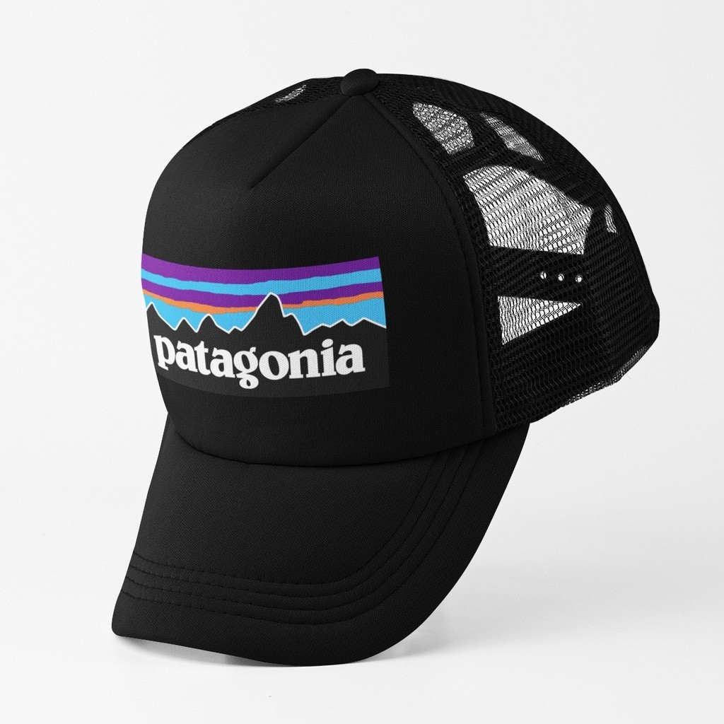 Patagonia Trucker Cap Topi สายรัดปรับได ้ SWDY