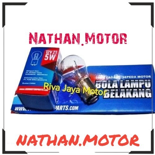 Universal 12v 21w 5w ไฟเบรคด้านหลังหยุดหลอดไฟสําหรับรถจักรยานยนต์ Cub อัตโนมัติ 2 ขา Win