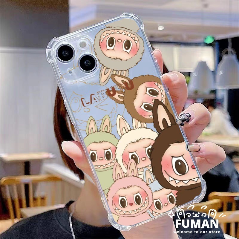 สําหรับ Vivo X50 Pro Y90 V7 V5 Plus Lite V5S V15 Pro Nex AS IQOO 12 11 10 Pro Z8 Z8X Neo 9 8 Pro 7 SE Z7 Pro Z7X เคสโทรศัพท์โปร่งใสนุ่ม POP MARTbubu ฝาครอบ