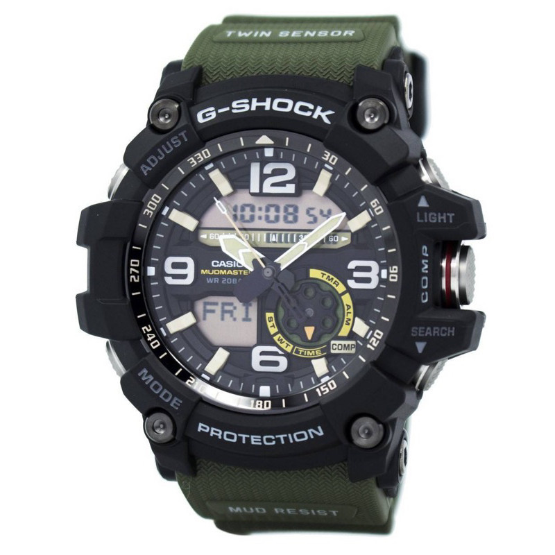 G-shock GG-1000 –1A3 MudMaster GREEN BLACK Sports นาฬิกาผู ้ ชาย