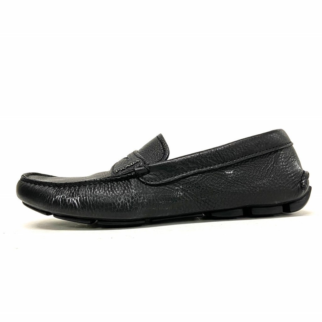 สินค้ามือสอง PRADA shoes leather black