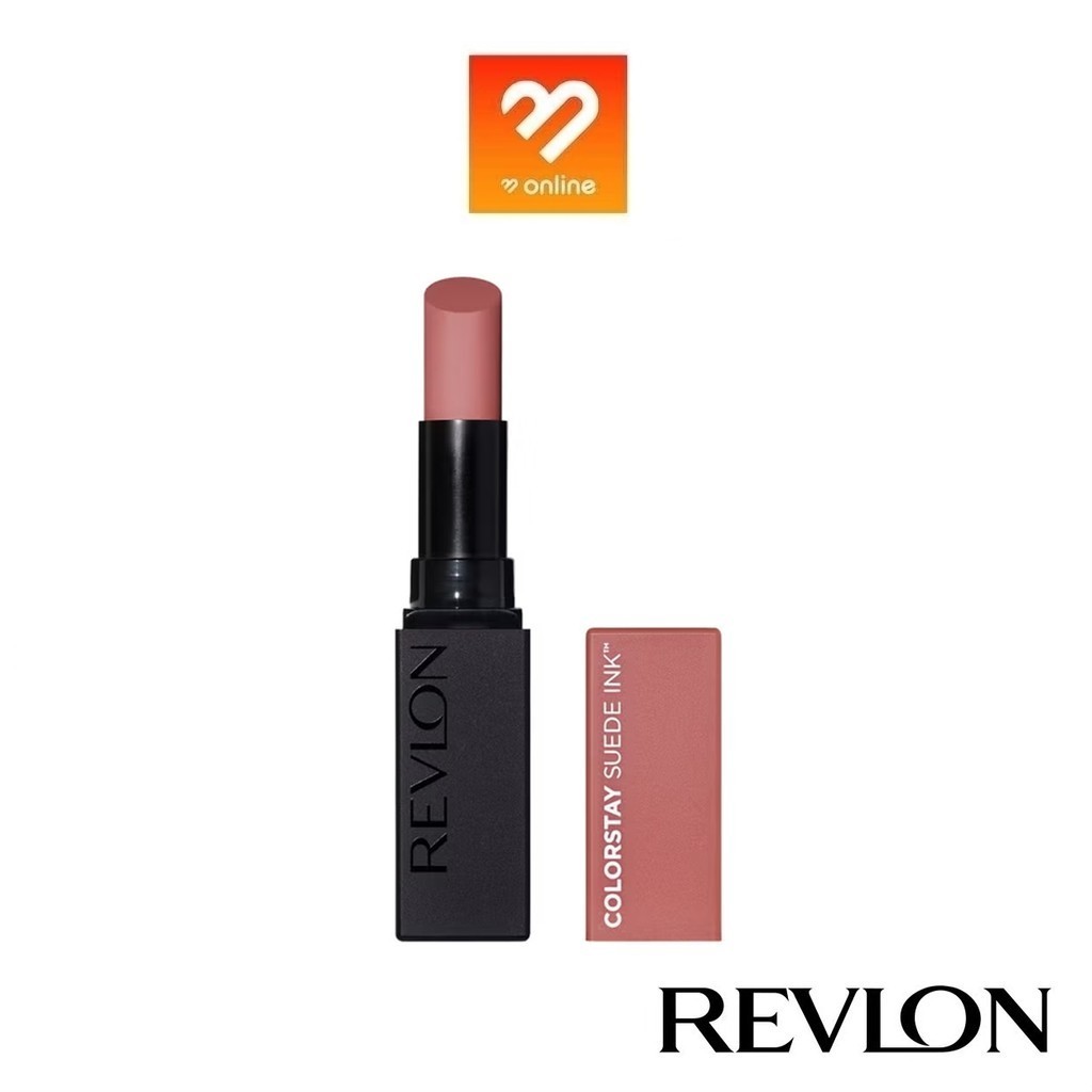 Revlon ColorStay Suede Ink Lipstick 2.55 g. เรฟลอน ลิปสติก เนื้อแมท สีสวย ติดทนนาน