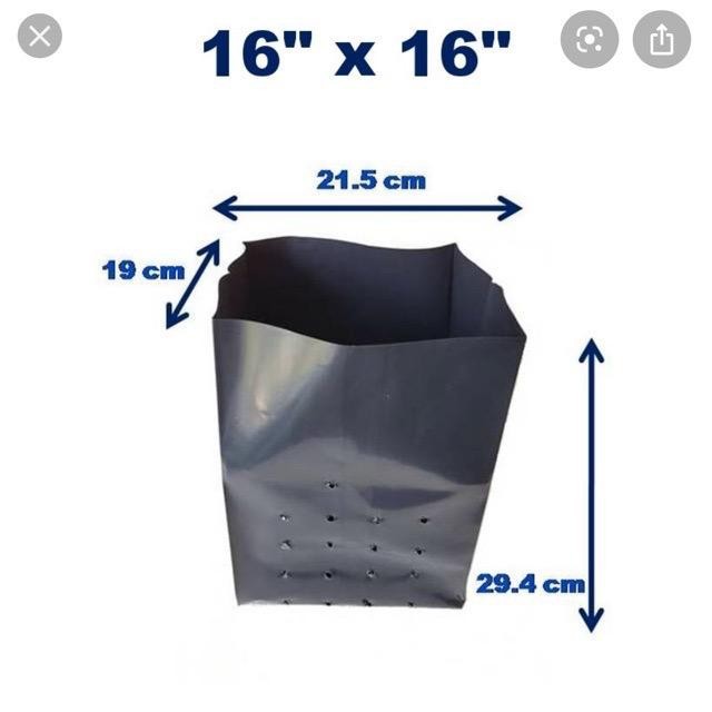 คุณภาพสูง UV POLYBAG 16 x 16 (Nursery Plantation Bag) 1KG