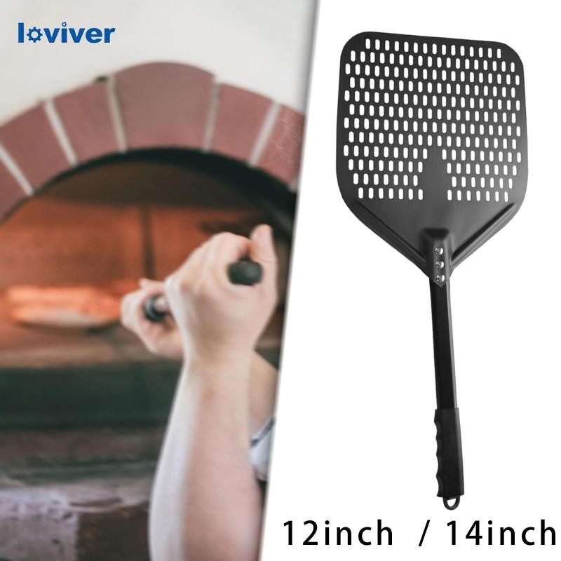 [ Loviver ] Pizza Peel,Pizza Peel Paddle,Pizza Tool Accessories,Kitchen Baking Tools,Easy to Use,Bak