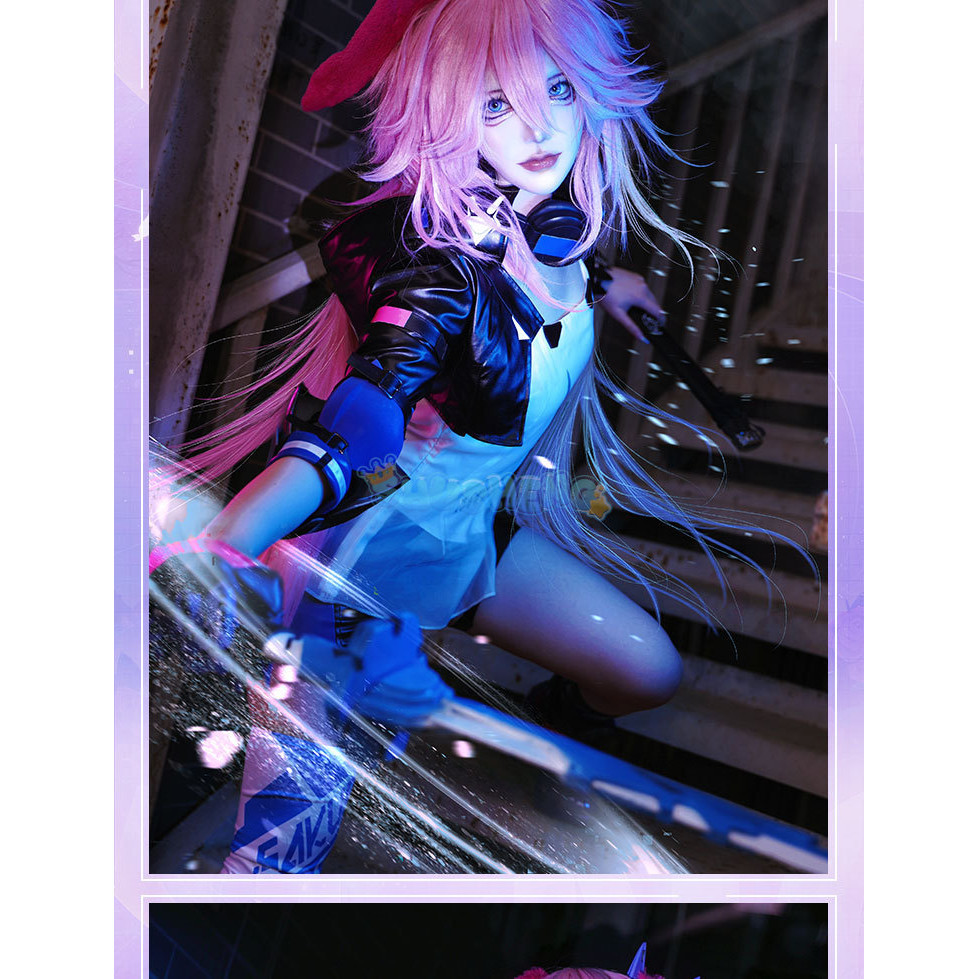Mangu Honkai Impact 3 Kiana Kaslana Yae Sakura ชุดคอสเพลย์