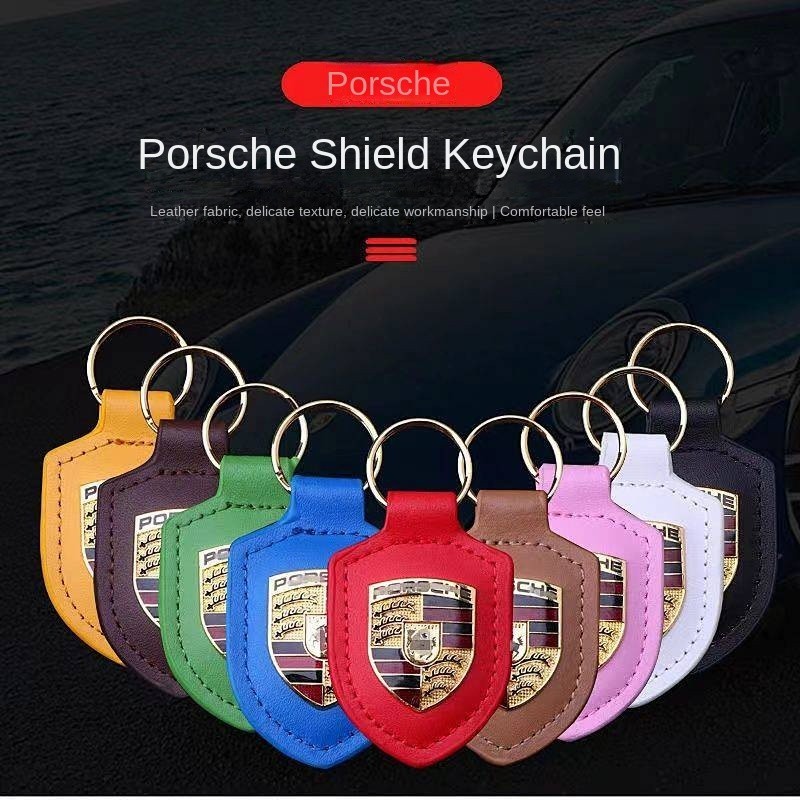 Porsche Keychain Bayan Macan Original Car 718 Pa La Mera Buckle Key Case Shield Car Logo Key Logo KATF