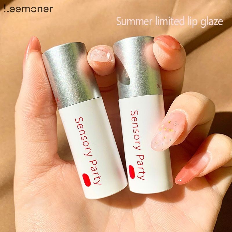 【Lemon】Sensory partty ลิปสติก ลิปกลอส ติดทนนาน ให้ความชุ่มชื้น-LN