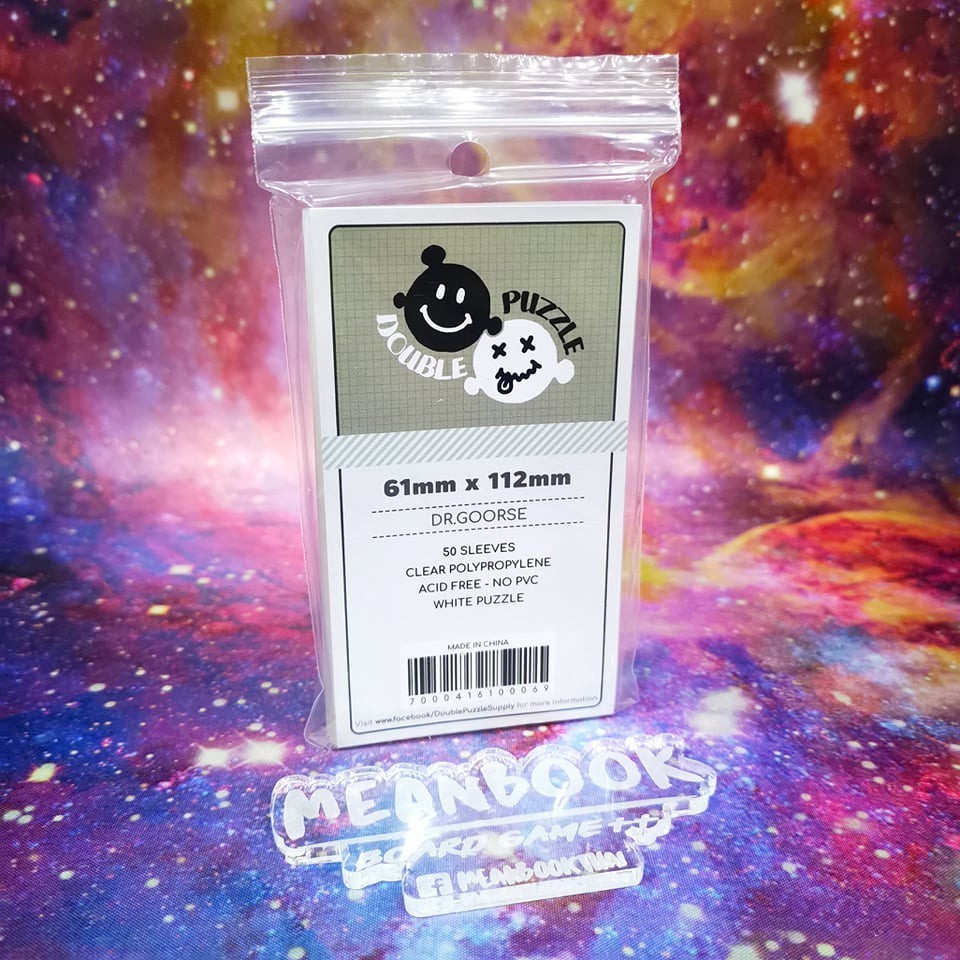 ซองใส่การ์ด Double Puzzle : Dr.Goorse (White) ขนาดการ์ด : 61x112 mm.