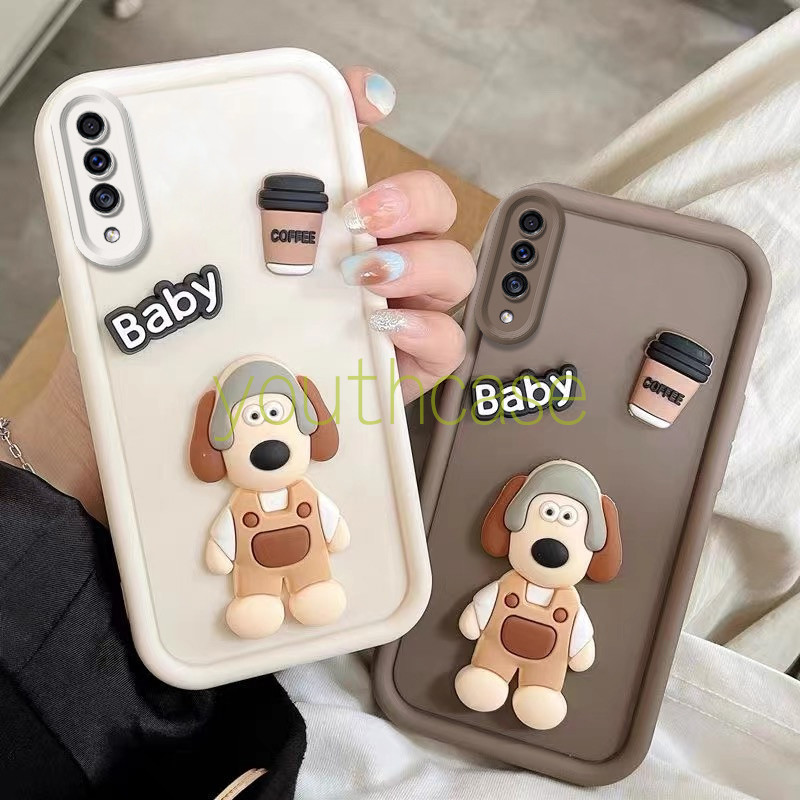 เคส samsung a7 2018 3d Headmaster Dog เคสโทรศัพท ์ สําหรับ samsung a7 20218 เคสน ่ ารัก