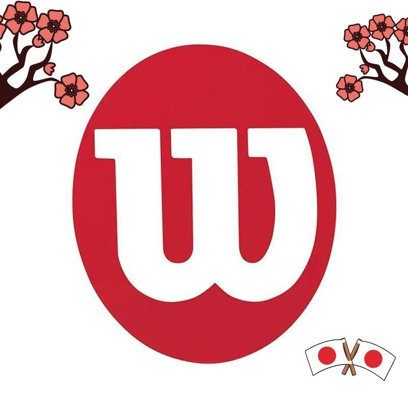 [From JAPAN]Wilson Tennis Stencil Mark "W" STENCIL Large Red WRZ7415 by Wilson