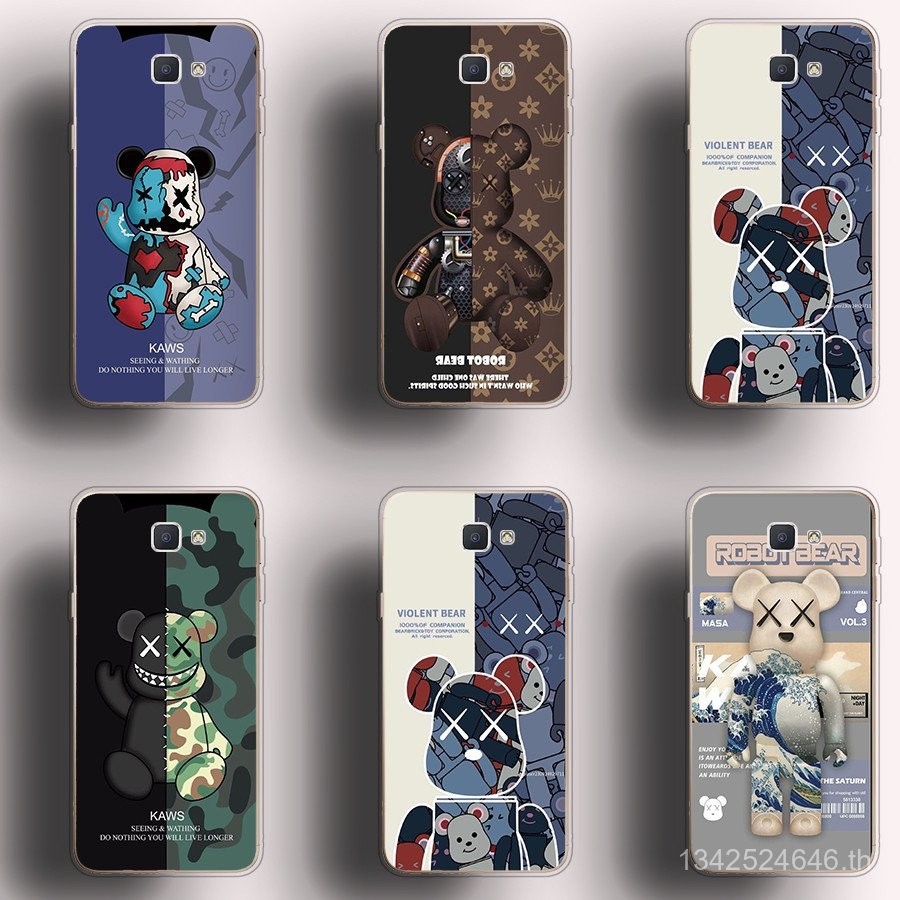 เหมาะสําหรับ Samsung Galaxy J7pro J7prime J4 J4Plus เคสโทรศัพท์ TPU นิ่มปุ่มเคลือบด้วยไฟฟ้าเปลือกป้องกันดูดซับแรงกระแทก