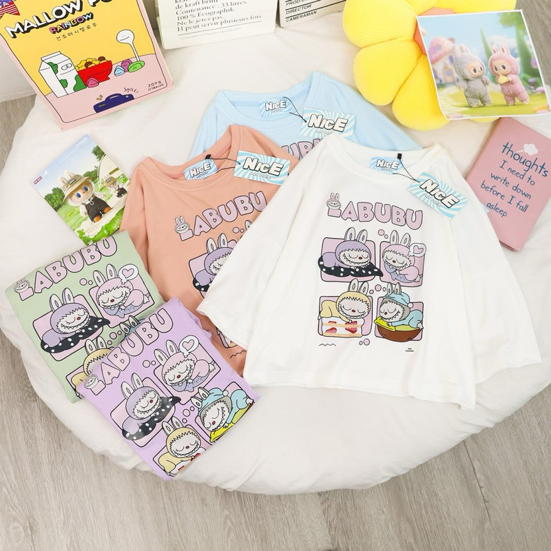 🔥พร้อมส่ง&COD🔥RINA STUDIO เสื้อครอป Labubu สุดน่ารัก