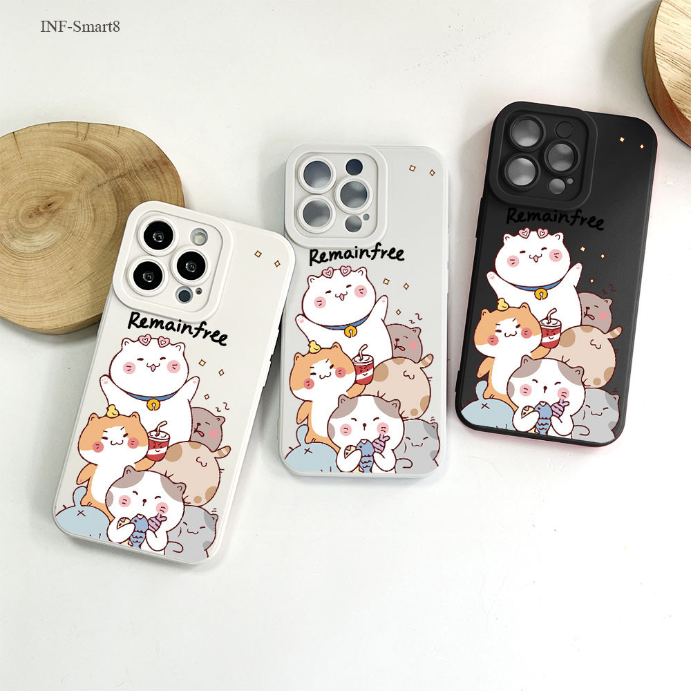 Infinix Smart 8 Hot 20 20C 30 40 40i Tecno Spark Go 2024 Pro เคสซัมซุง รักษาเสรีภาพ เคสโทรศัพท์ เคส สำหรับ