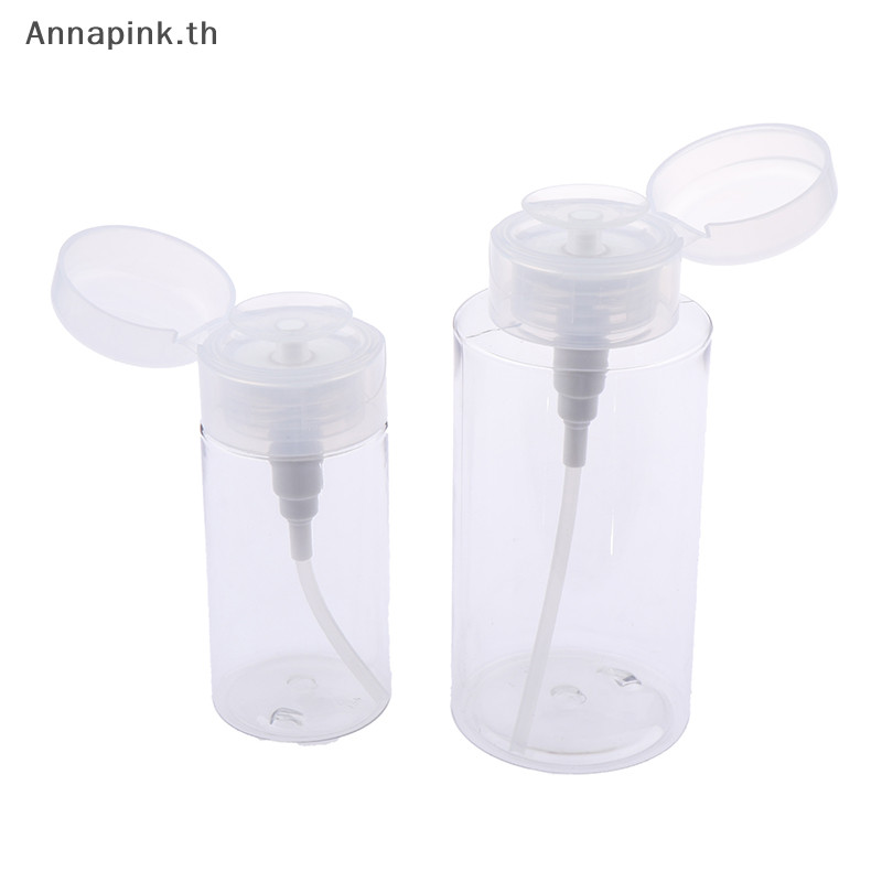 Annapink.th 120/150/200/300ml ปั๊มเปล่า Dispenser Liquid UV เจลโปแลนด์เล็บทําความสะอาดขวดภาษาโปลิชคํา Cleanser Remover ขวด EN