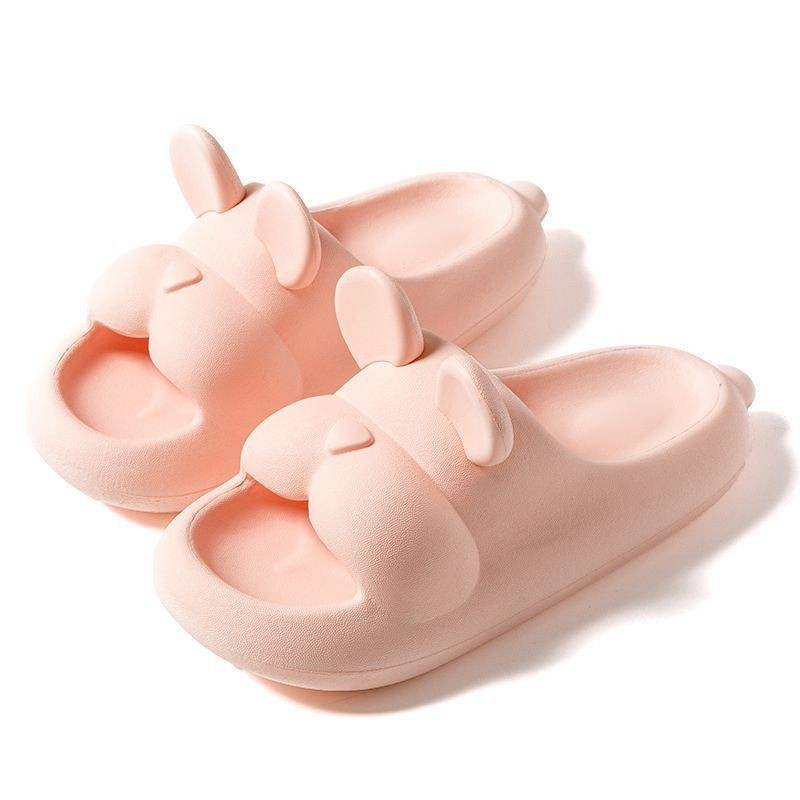 「DR」 รองเท้าแตะผู้หญิงรองเท้าแตะลูกสุนัขน่ารัก Casual All-Match EVA Anti-Slip Soft Sole กีฬากลางแจ้งขนาด: 34-41