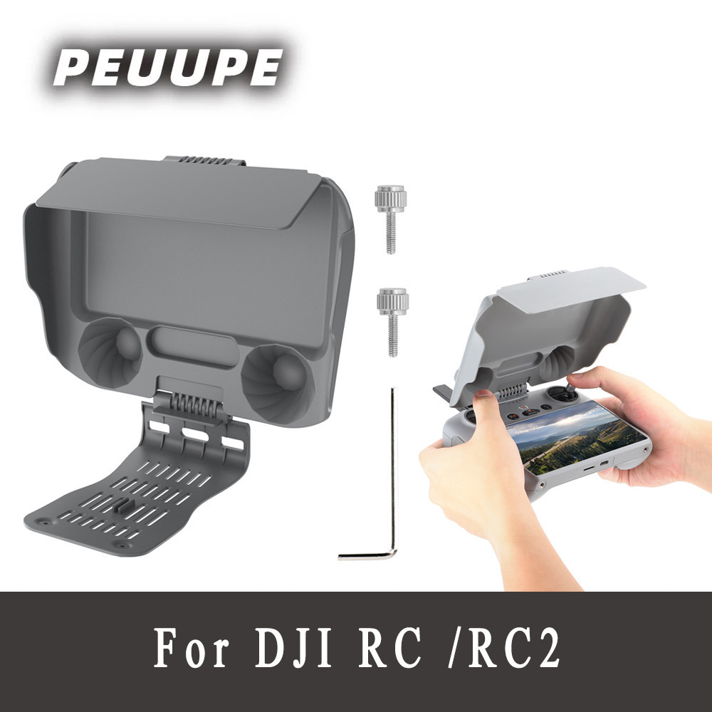 Drone รีโมทคอนโทรล Parasol สําหรับ DJI RC/RC 2 ใช้งานร่วมกับ DJI Mini 4 Pro/Air 3 Drone DJI RC 2 ฝาค