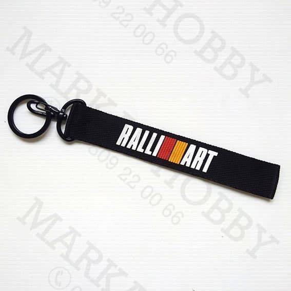 Ralliart รถรถจักรยานยนต์ Key Holder พวงกุญแจที่กําหนดเองความงามยานยนต์โลโก้แบรนด์ landyard id card ส