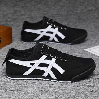 รองเท้าผ้าใบผู้ชายผู้หญิงสไตล์เดียวกัน Breathable น้ําหนักเบา Low-Top Casual สไตล์ Retro All-Match 36-45 ขนาด