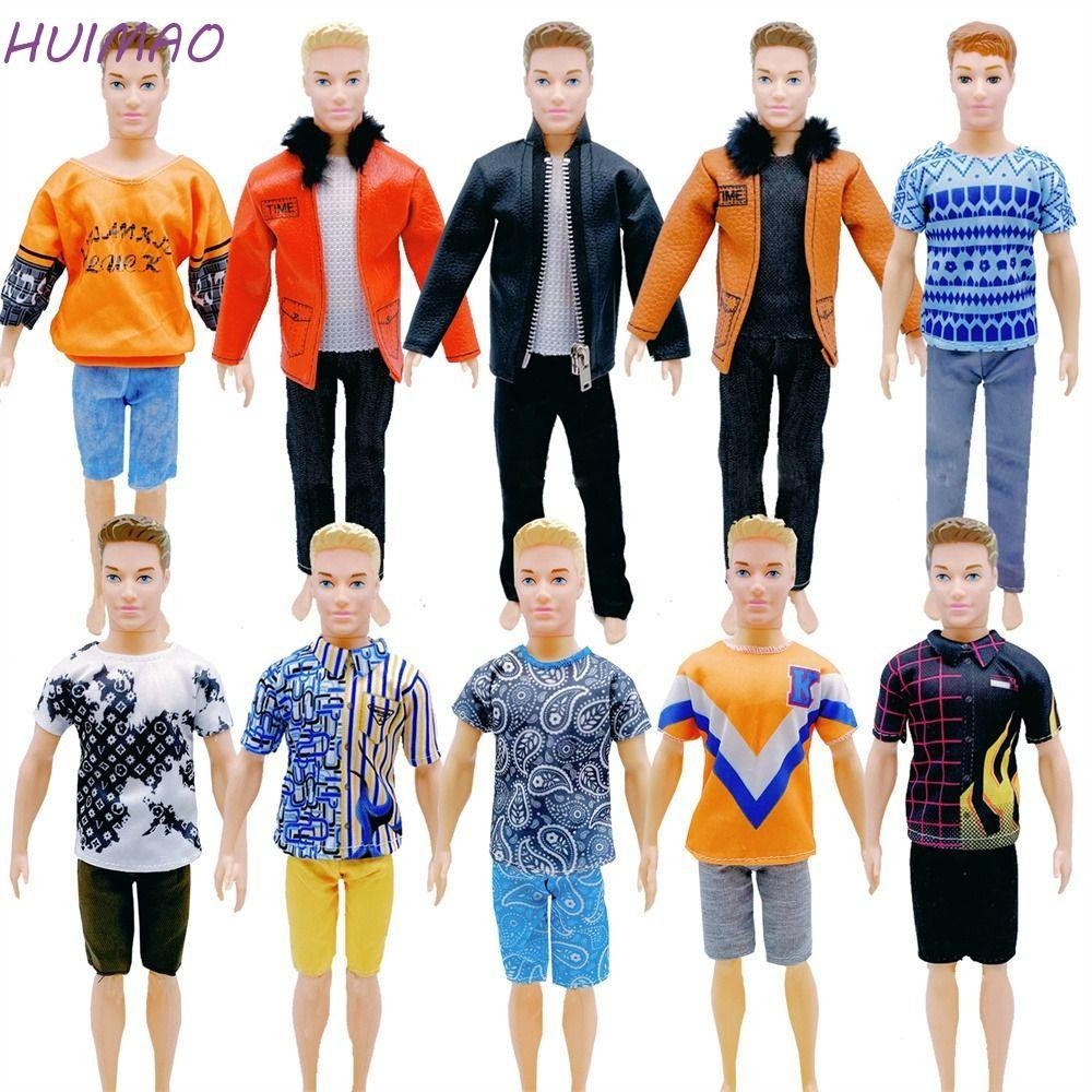 Huimao Ken เสื้อผ้าตุ๊กตา, ชุดลําลองสวมใส่ทุกวัน Ken Boy เสื้อผ้า, DIY ตุ๊กตาแฟชั่นชุด Overcoat ชุดเย็น Prince Ken ชุดกีฬาสาวของเล่น – โปรปัง