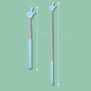 💥 ไม้ชี้ ไม้สอนหนังสือ ชี้จุด ชี้เป้า กระดาน อุปกรณ์ช่วยสอน อ่านหนังสือ สำหรับครู ปรับสั้น-ยาว ยืดหดได้ สแตนเลส 💥