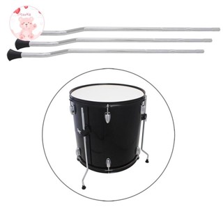 [อะไรนะ] แพ็ค3ตัวโลหะทอมกลองขาผู้ถือลื่นยางฟุตชุบ