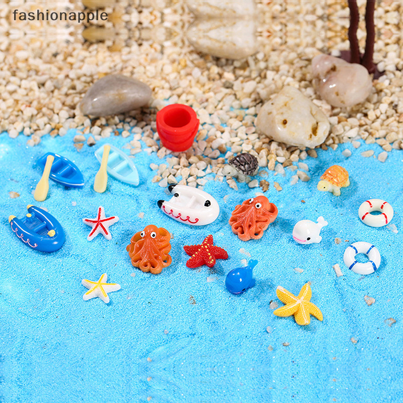 [fashionapple] Ocean Beach สไตล์ Miniatures ม่านบังแดดประดิษฐ์ Umbella เก้าอี้ Anchor Micro ภูมิทัศน์สําหรับ Garden Pastoral DIY อุปกรณ์เสริมตกแต่งสต็อกใหม่