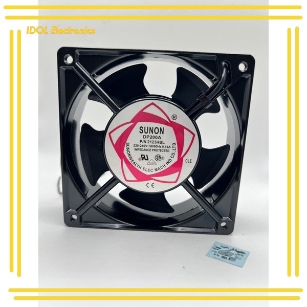 ราคาถูก! พัดลม sunon DP200A 220-240v 0.14A ขนาด120×120×38mm พร้อมส่ง