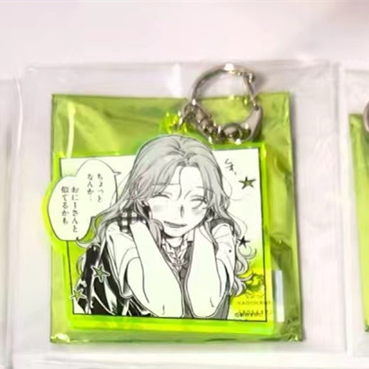 Koga Mitsuki Man Key Chain อะคริลิคผู้หญิง Key แหวนสําหรับกางเกงจี้เด็ก Key Holder Jewelr Yoosawa Aya Brelok ของขวัญเพื่อน - รูปที่ 3