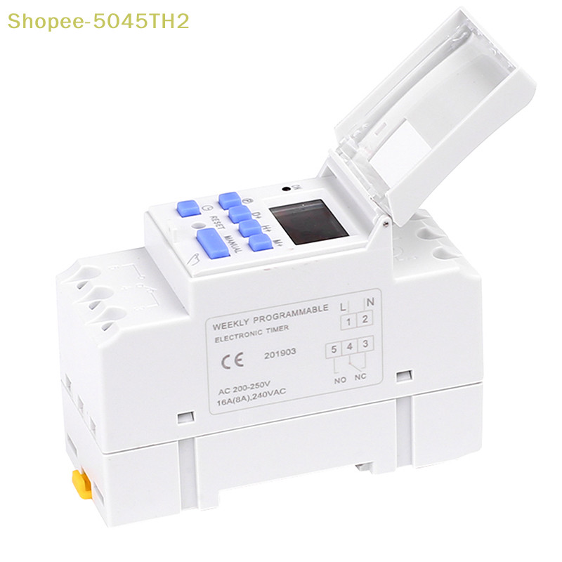 HOT-th Thc15a Electronic Digital Timer Switch Relay Control 220V 12V 24V 110V (th)