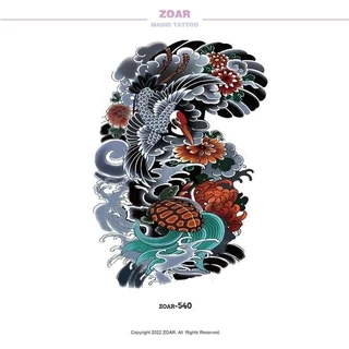 COD🔥 ⚡ส่งจากไทย⚡แทททู ZOAR🚛L24 Magic tattooสติ๊กเกอร์รอยสักแบบสีสัน กันน้ำ ยันต์ห้าแถว รอยสัก ลายสัก