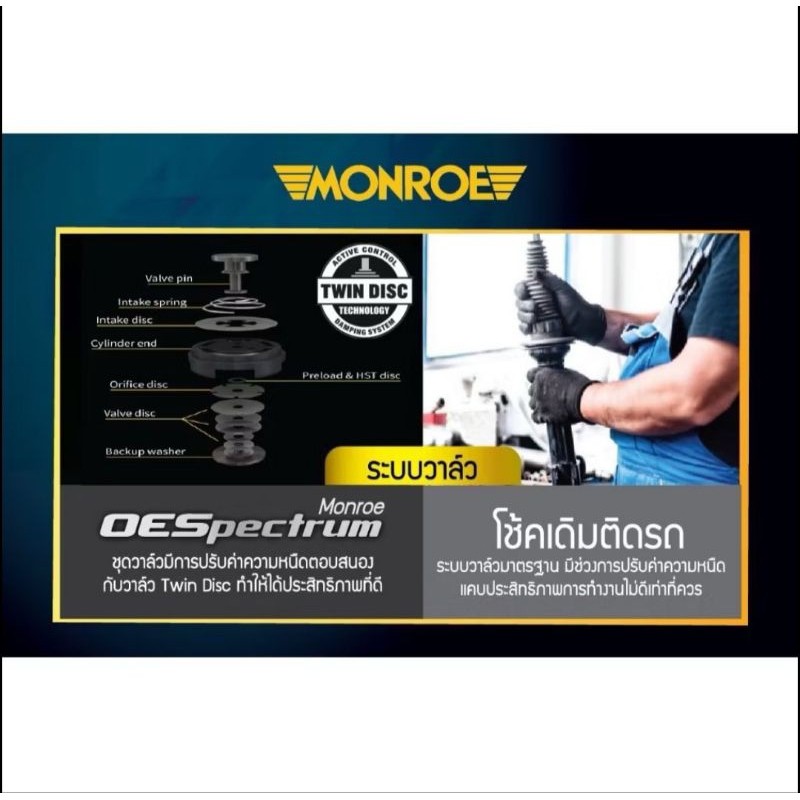 Monroe OE spectrum โช๊คอัพ SUZUKI XL7 ปี 2020 - On มอนโร OEspectrum โช้คอัพ ซูซิกิ XL 7 ( คู่หน้า คู่หลัง ซ้าย ขวา ) - รูปที่ 3