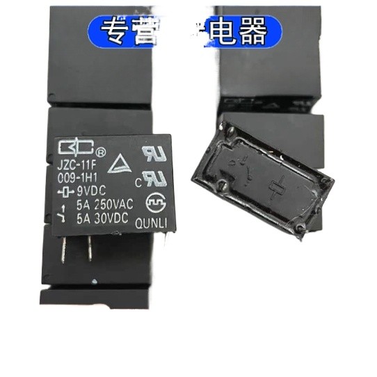 Jzc-11f/009-1h1 ยี่ห้อใหม่ Original Qunli รีเลย์ 5A หนึ่งชุดปกติเปิด 4-Pin แม่เหล็กไฟฟ้า DC