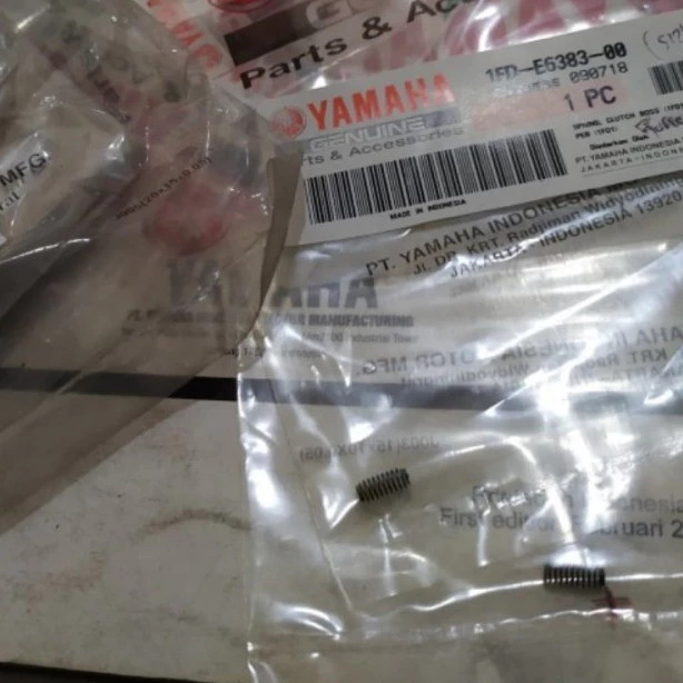 Original Yamaha 1FD-E6383-00 (1 ชุด/ 3 ชิ้น) แผ่นแรงเสียดทานคลัตช์สปริง Yamaha VEGA FORCE FI 1FD-E68