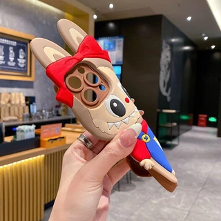 สําหรับ OPPO A6C A6S A6X A5X A5i A3 A6T A3X A60 A38 A18 A79 A58 A98 A78 A17 A16 A76 A74 A94 A54 A53 A53 A15 A31 A53 A53 A15S A31 A53 A53 A15S Reno 6D มอนสเตอร์ ผ้าคลุมหมีนางฟ้า