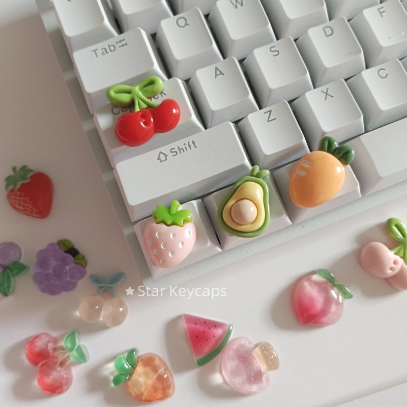 1.25u Ctrl / Fn / Win / Alt Keycaps Creative ส่วนบุคคลผลไม้ Keycaps คีย์บอร์ดอุปกรณ์เสริมสาวของขวัญ