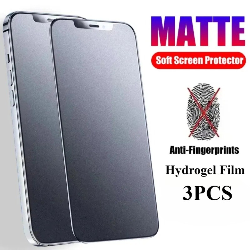 3pcs HD Matte Hydrogelฟิล์มสําหรับOppo A54 A74 A93 A55 A53s A55s A53 A52 A92 A32 A17 A16e A16 A15 A1