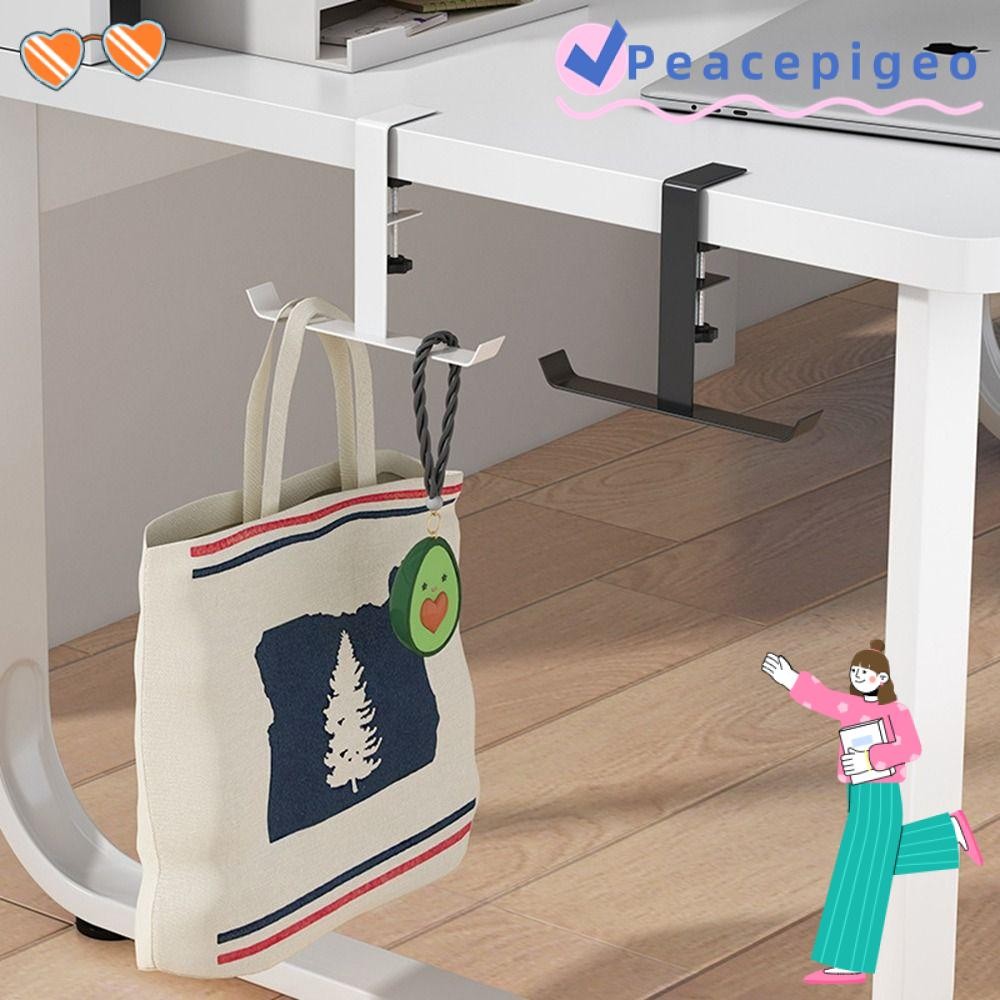 ตะขอกระเป๋า เพACEPIGEO, ที่วางกระเป๋าแบบเจาะรูตกแต่งแบบแขวน, โต๊ะชั้นวางกระเป๋าถืออเนกประสงค์แบบปรับได้แบบพกพา