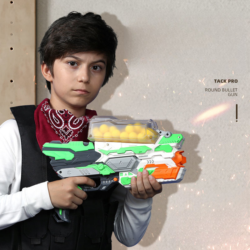 Fengjia High-end Toy Gun Manual Soft Bullet Gun Children's Round Bullet Gun Toy Soft Bullet Launcher