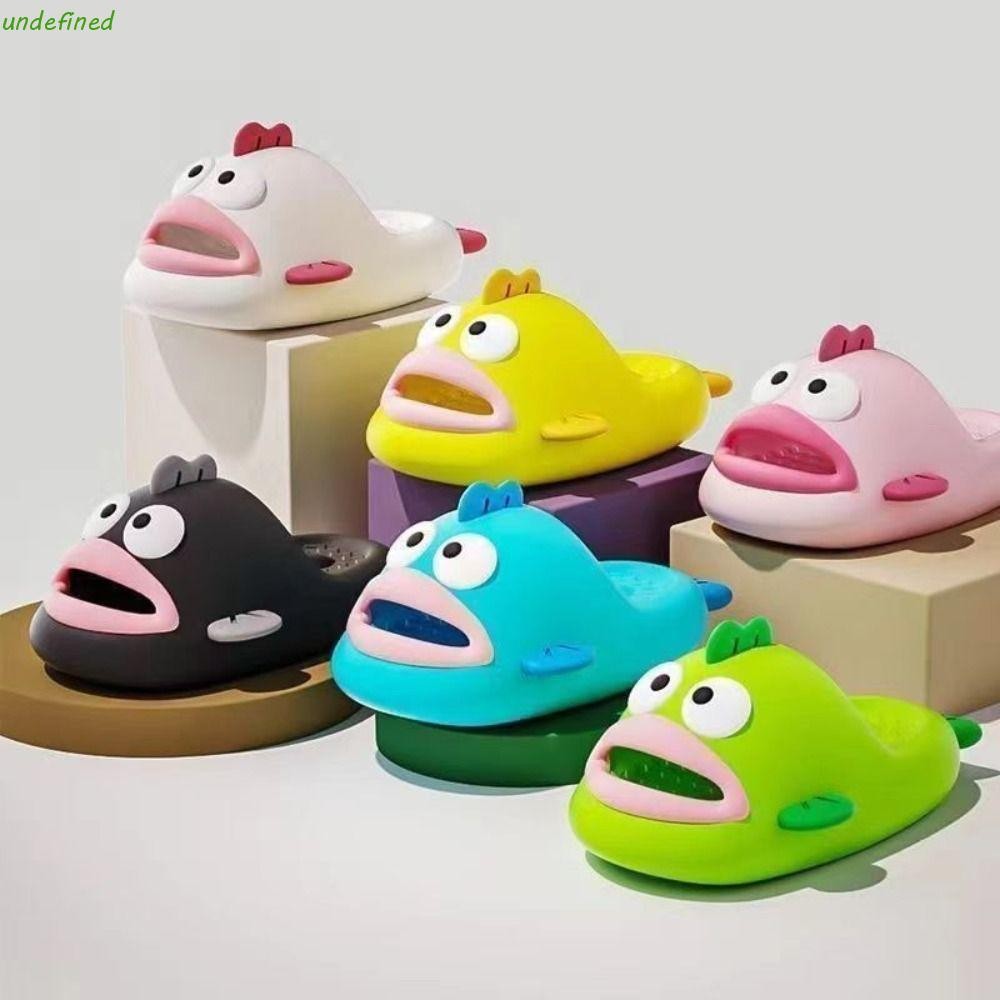 Jarrediw สวมใส่ด้านนอกรองเท้า, Ugly ปลาแพลตฟอร์มหนา Soled รองเท้าแตะ, Basic Anti Slip รองเท้า PVC Hangyodon รองเท้าแตะผู้หญิงห้องน้ํา