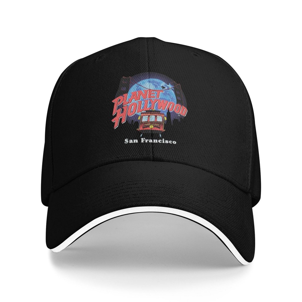 หมวกเบสบอลวินเทจVintage Planet Hollywood ซานฟรานซิสโก สไตล์ฮิปสเตอร์ ตลกดี