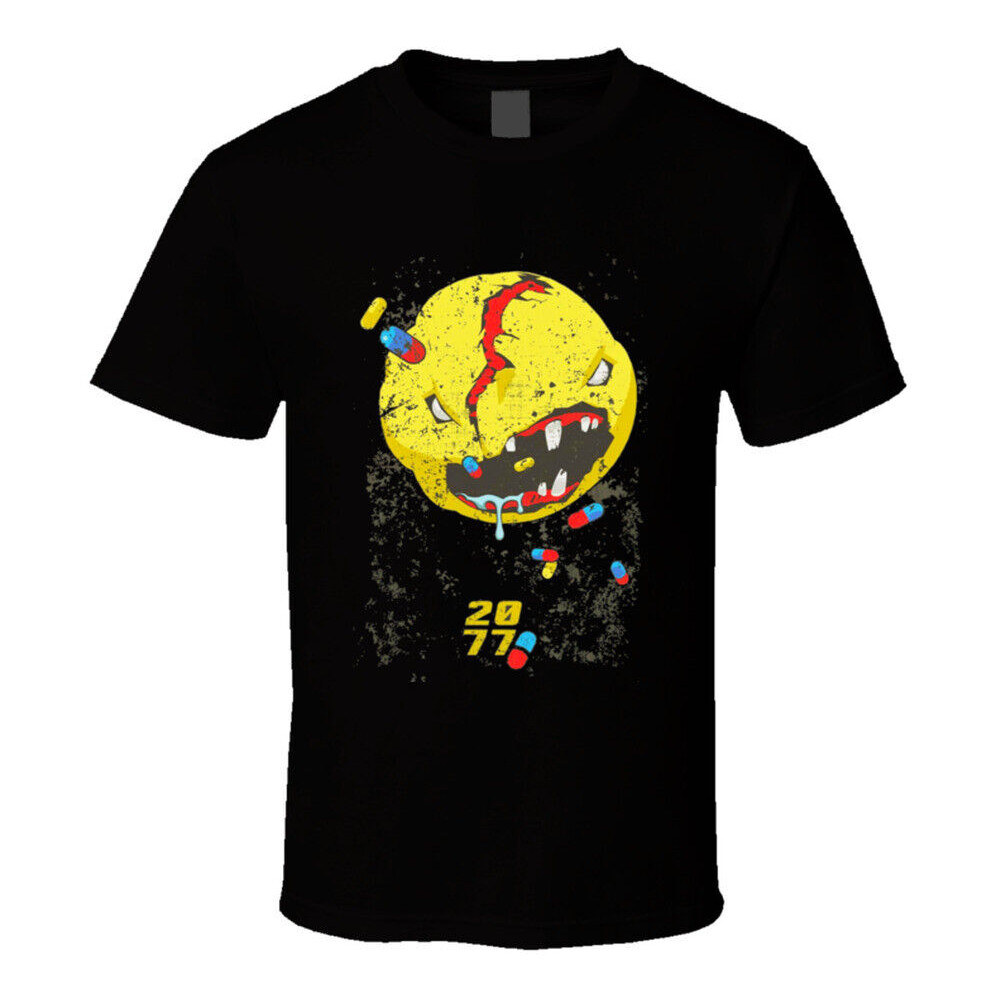 เสื้อยืดงานศิลปะวิดีโอเกม Cyberpunk 2077