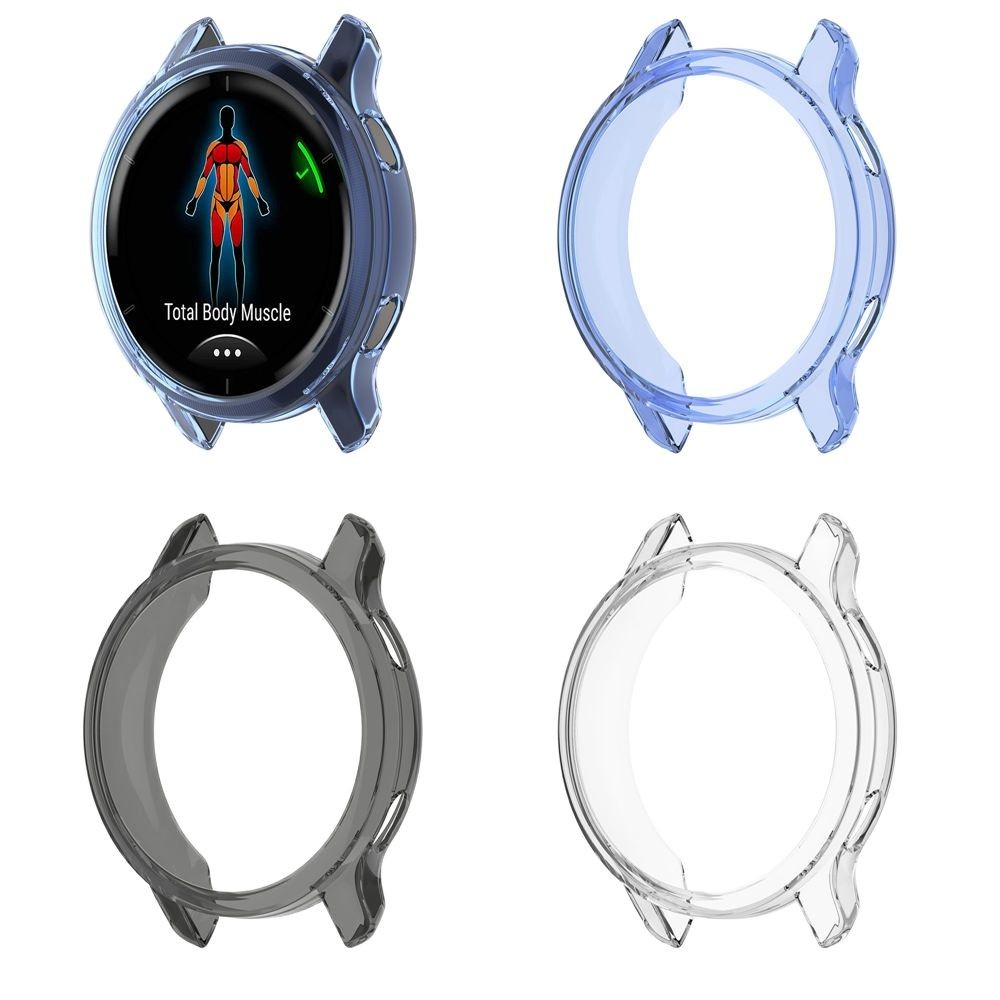 ป้องกันกรณีสําหรับ Garmin Venu 2 2S Forerunner 55 158 945 LTE SmartWatch TPU Protector กรณีโปร่งใสคร