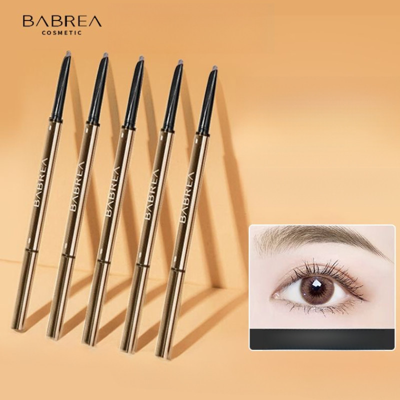 BABREA ดินสอเขียนคิ้ว บางเฉียบติดทนนานและไม่เปลี่ยนสี