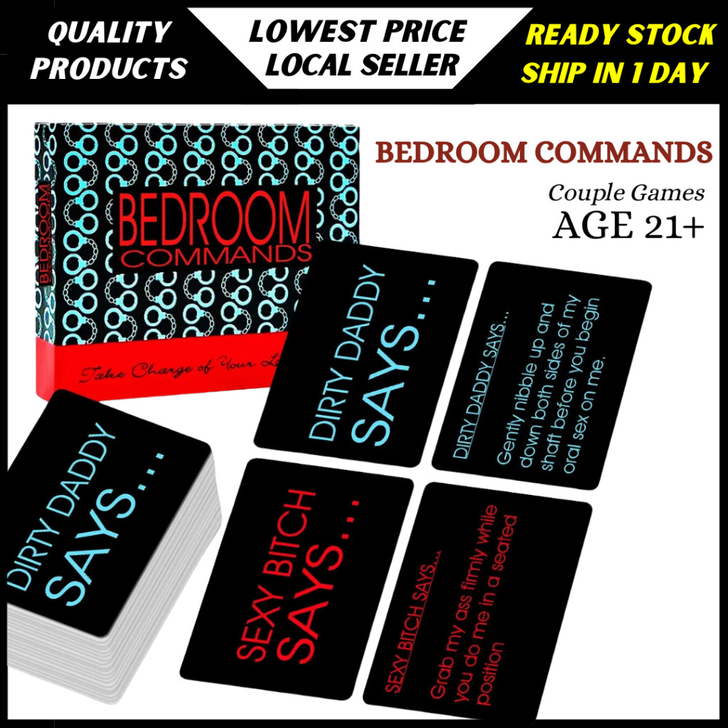 Bedroom Commands Adult Card Game For Couple Lover Fun Game Relationship Playing Cards Dare Or Not (E