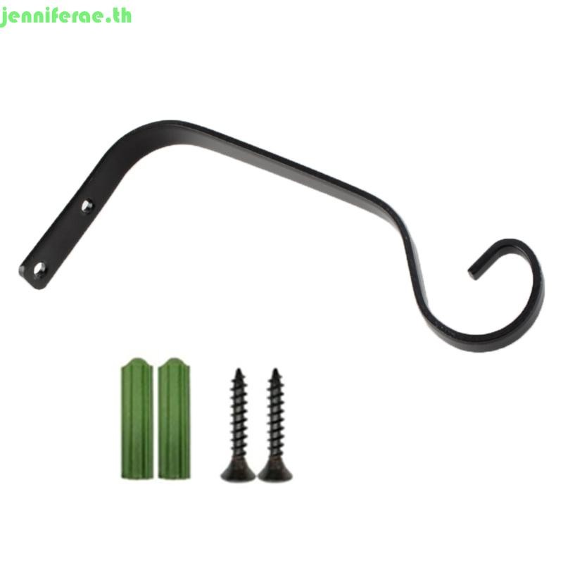 Jenniferae Rustic Iron Wall Hooks สําหรับแขวนโคมไฟเสื้อ Mason Jar Sconces Heavy-Duty ตะขอโลหะสําหรับไม้แขวนเสื้อพืช