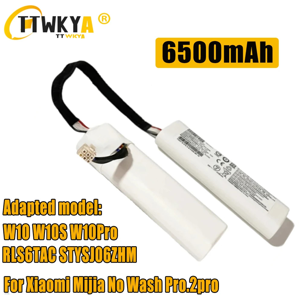 14.4v 6500mah แบตเตอรี่สําหรับ xiaomi dreame w10 w10S W10pro RLS6TAC STYSJ06ZHM ไม่มีล้าง pro Sweepi